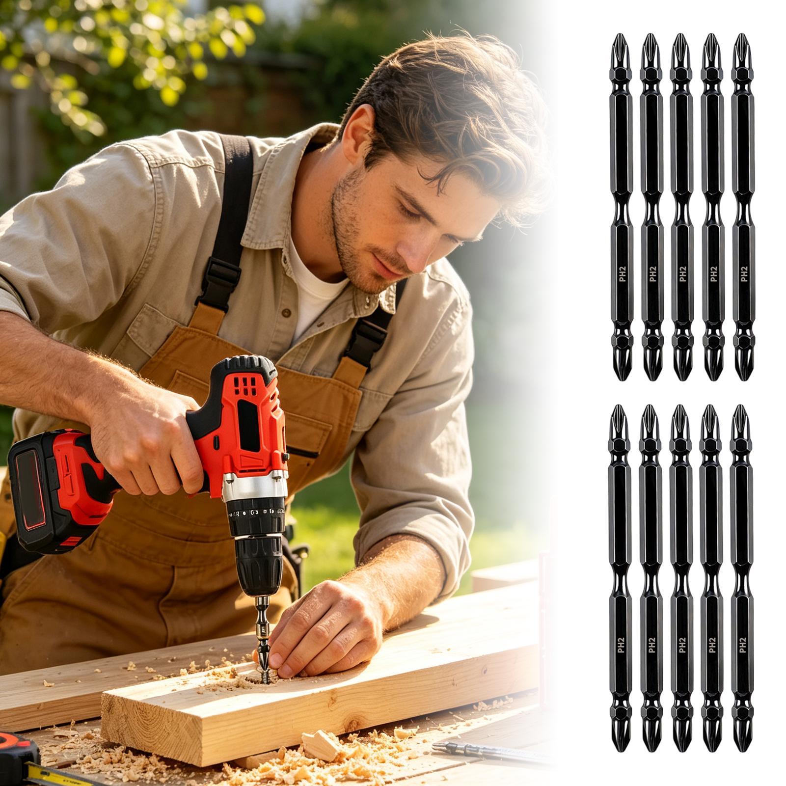 磁気ビット両端磁気フライスドリルヘッドキット多機能ドライバー - Drill Bit Set のレビューと価格